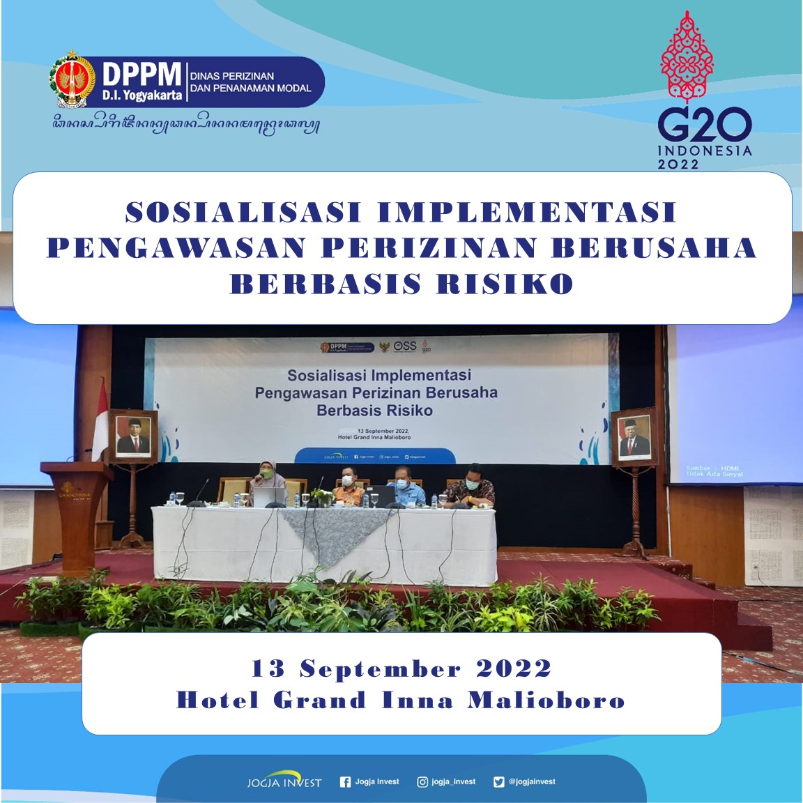 Sosialisasi Implementasi Pengawasan Perizinan Berusaha Berbasis Risiko ...