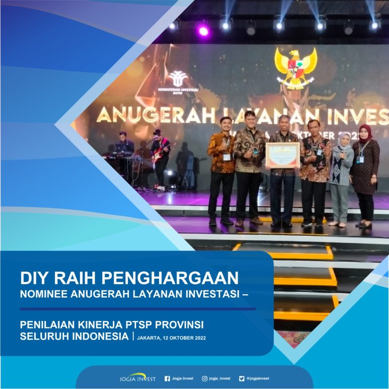 DIY RAIH PENGHARGAAN NOMINEE ANUGERAH LAYANAN INVESTASI – PENILAIAN ...